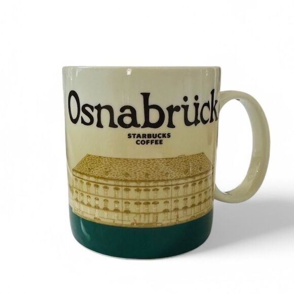NWT Starbucks Global City Mug Osnabrück Germany Icon Series Coffee Cup Green - Picture 1 of 7